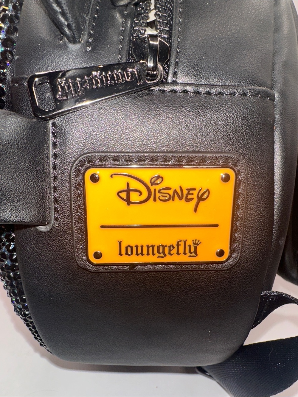 Loungefly Minnie Mouse Rhinestone Backpack - Picture 3 of 13